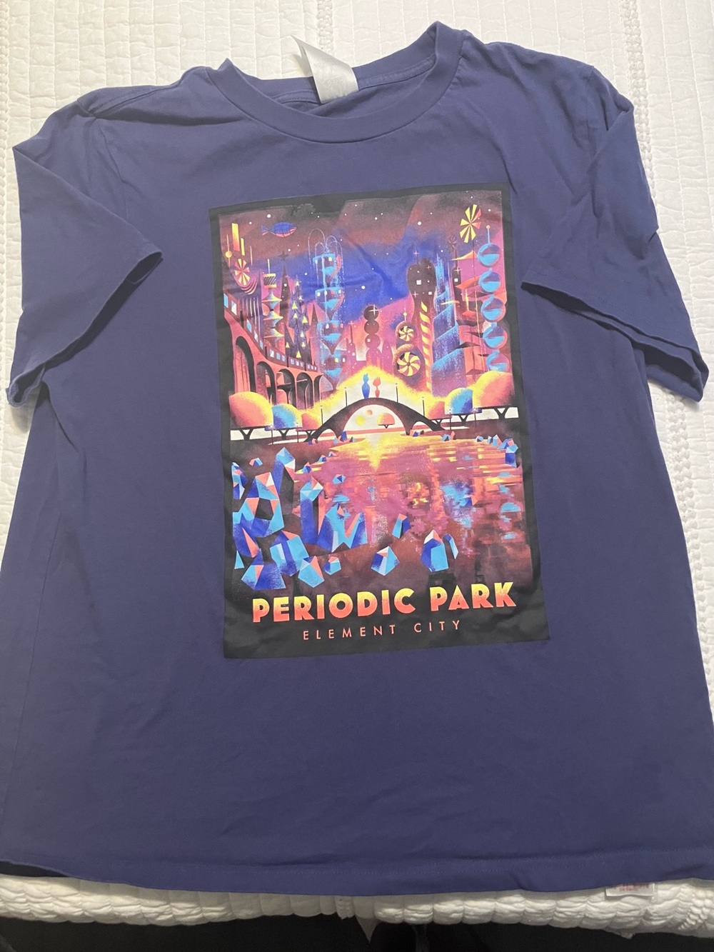 Disney navy blue Periodic Park graphic tee